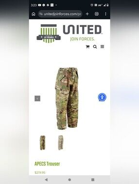 USGI APECS Multicam OCP Trouser ECWCS Goretex Cold Wet Weather PCU L6 Army Med